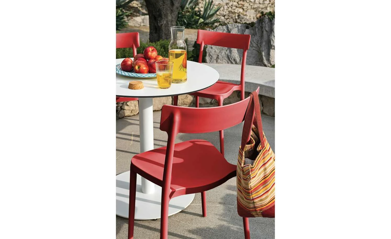 Connubia Stuhl stapelbar Argo | Rot 4 Connubia Stuhl stapelbar Argo | Rot – Bild 2