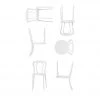 Connubia Stuhl stapelbar Caffe | Schneeweiß