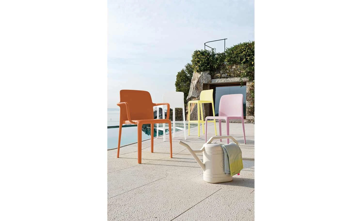 Connubia Stuhl stapelbar Bayo | Altrosa Nein 3 Connubia Stuhl stapelbar Bayo | Altrosa Nein