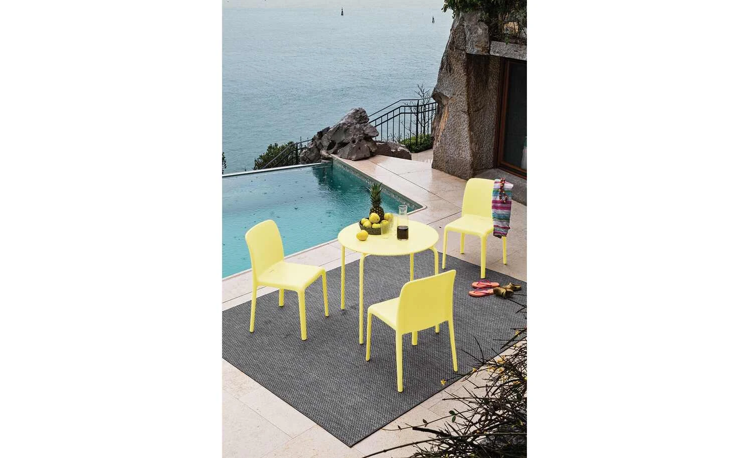 Connubia Stuhl stapelbar Bayo | Zitronengelb Nein 10 Connubia Stuhl stapelbar Bayo | Zitronengelb Nein – Bild 8