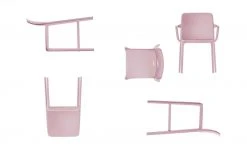 Connubia Barhocker stapelbar Bayo | Altrosa ca. 65 cm -SitzWerk Verkaufsgeschäft 15304895 4 202111121256