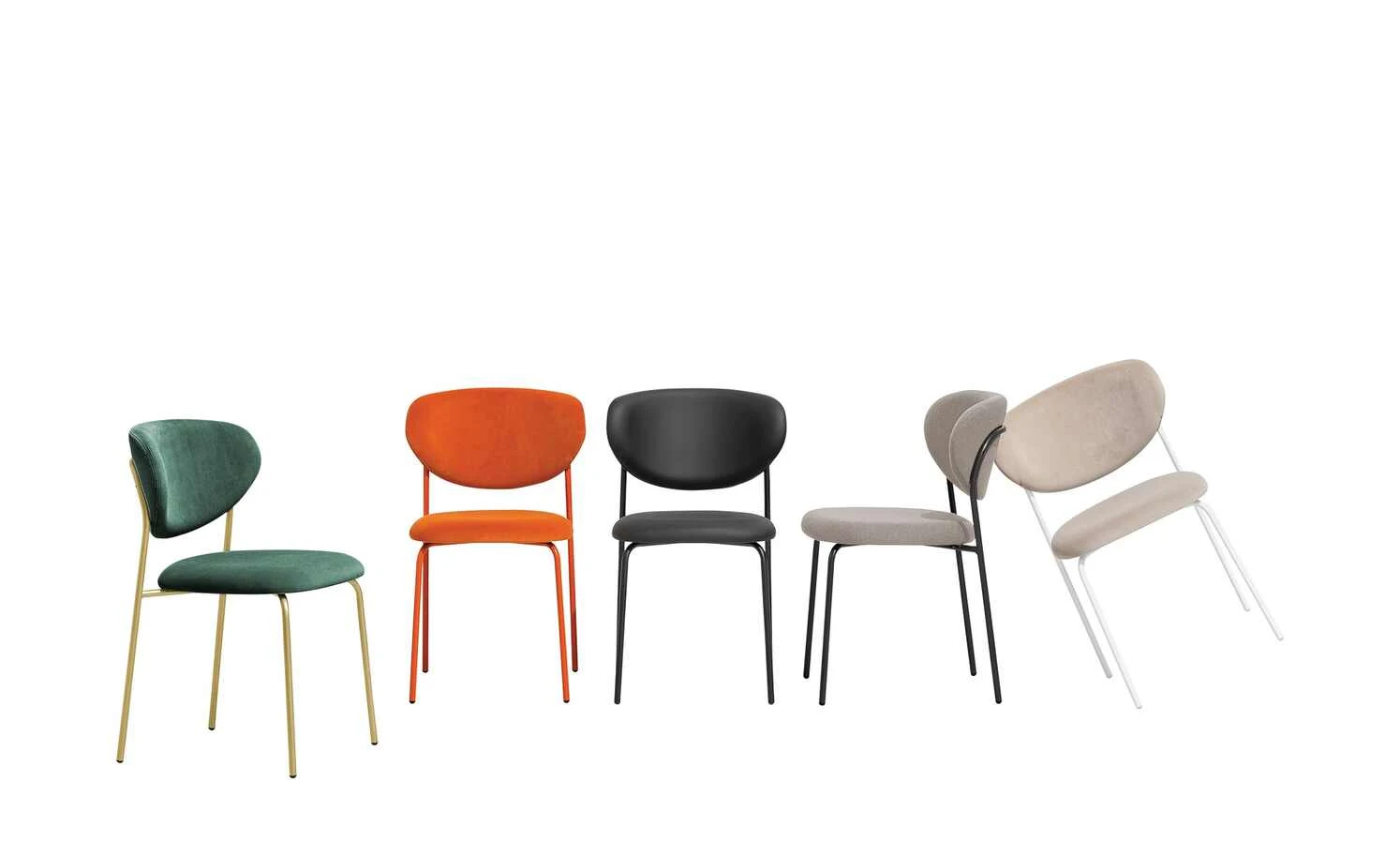 Connubia Polsterstuhl Cozy | Taubengrau / Schwarz 3 Connubia Polsterstuhl Cozy | Taubengrau / Schwarz