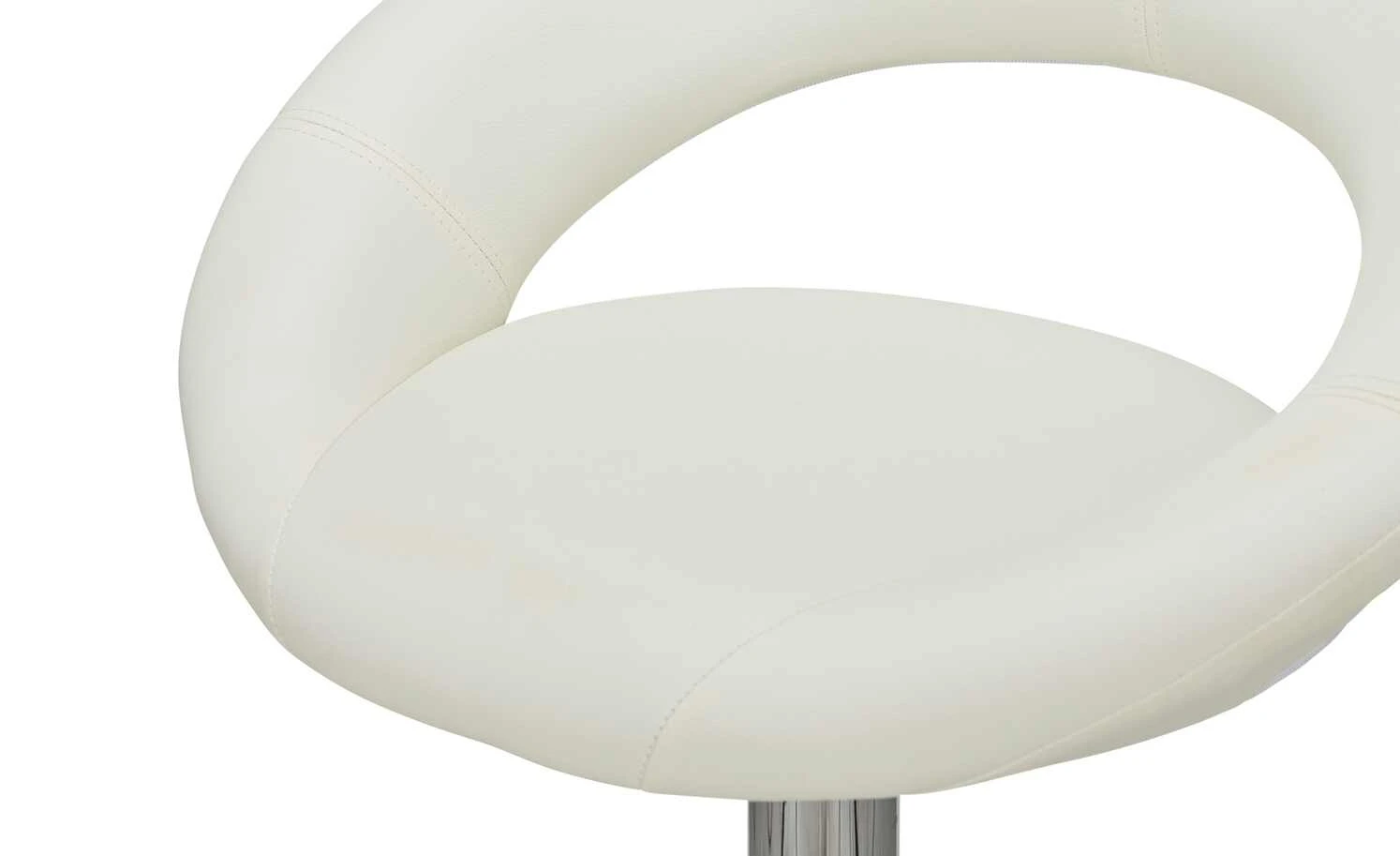 Barhocker Holger | Weiß / Chrom Tellergröße: 50 cm 13 Barhocker Holger | Weiß / Chrom Tellergröße: 50 cm – Bild 11