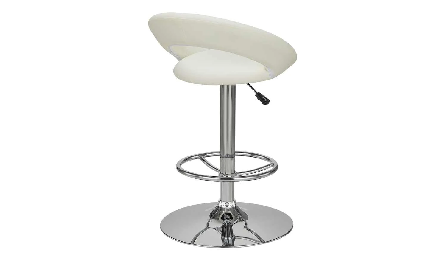 Barhocker Holger | Weiß / Chrom Tellergröße: 50 cm 8 Barhocker Holger | Weiß / Chrom Tellergröße: 50 cm – Bild 6