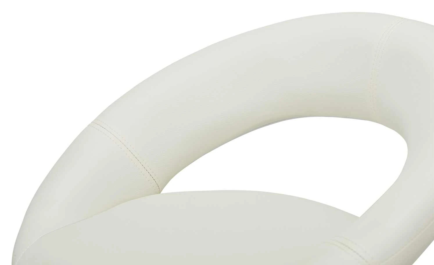 Barhocker Holger | Weiß / Chrom Tellergröße: 50 cm 10 Barhocker Holger | Weiß / Chrom Tellergröße: 50 cm – Bild 8