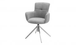 Polsterstuhl drehbar Curo | Grau Edelstahl -SitzWerk Verkaufsgeschäft 15305290 1 202201202233