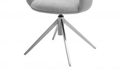 Polsterstuhl drehbar Curo | Grau Edelstahl -SitzWerk Verkaufsgeschäft 15305290 3 202201202233