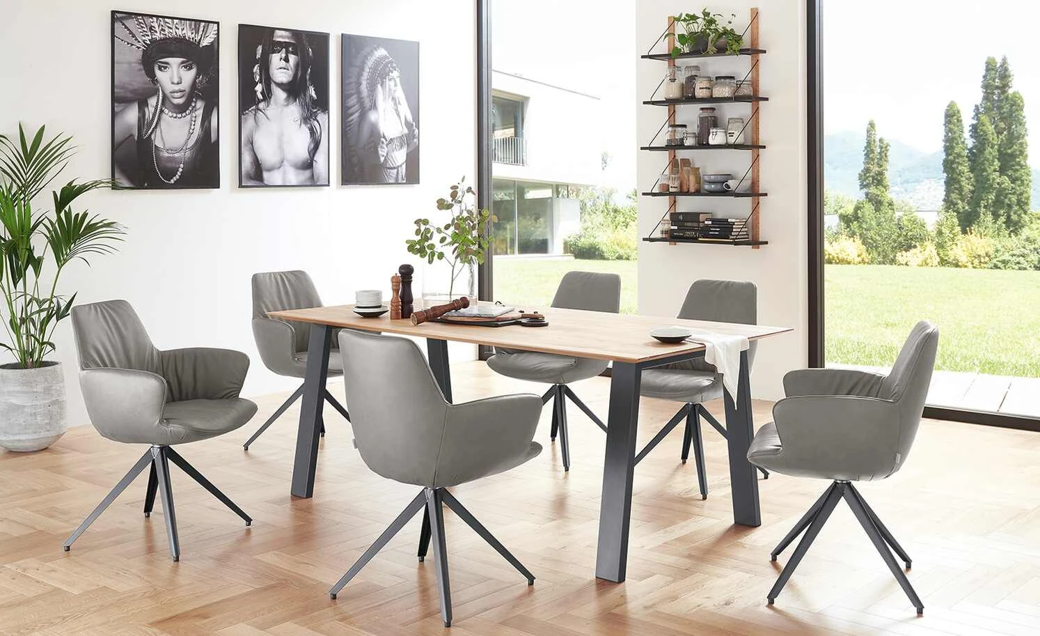 Armlehnstuhl Maple | Elephant (Hellgrau) 3 Armlehnstuhl Maple | Elephant (Hellgrau)