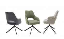 Polsterstuhl drehbar Gory | Anthrazit