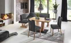 Polsterstuhl Mila | Graphit (Dunkelgrau)