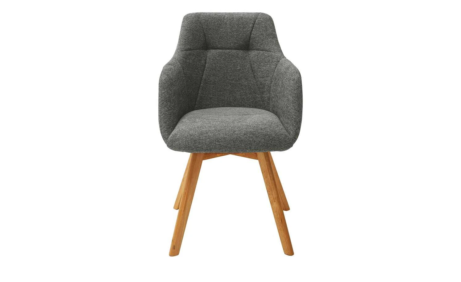 Dine + Mine Polsterstuhl Nador | Anthrazit Wildeiche Nein 6 Dine + Mine Polsterstuhl Nador | Anthrazit Wildeiche Nein – Bild 4