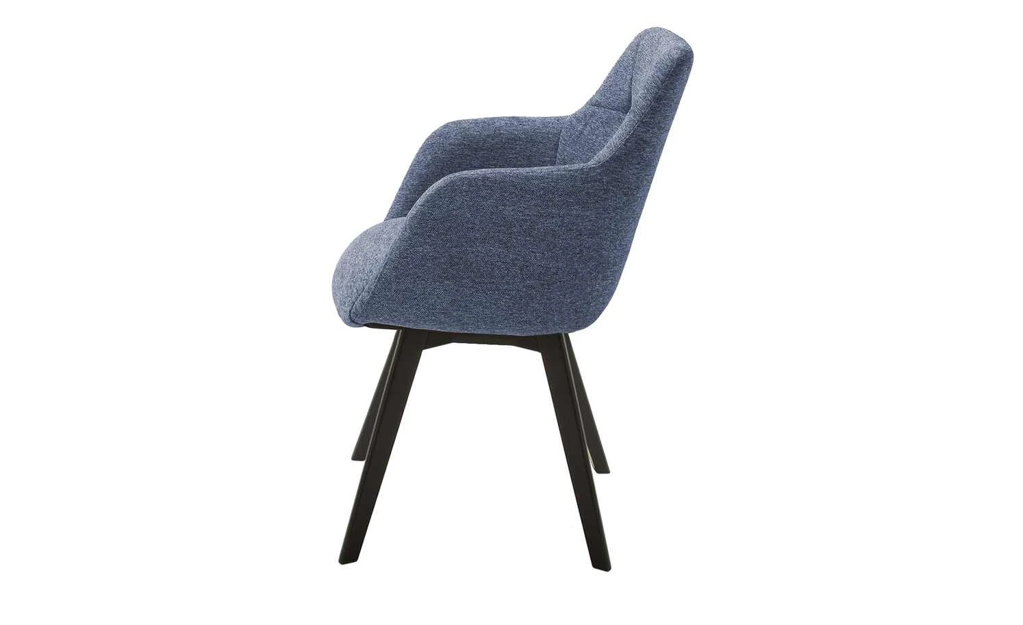 Dine + Mine Polsterstuhl Nador | Nachtblau Schwarz Nein 12 Dine + Mine Polsterstuhl Nador | Nachtblau Schwarz Nein – Bild 10