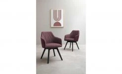 Dine + Mine Polsterstuhl Xalapa | Bordeaux Schwarz Nein