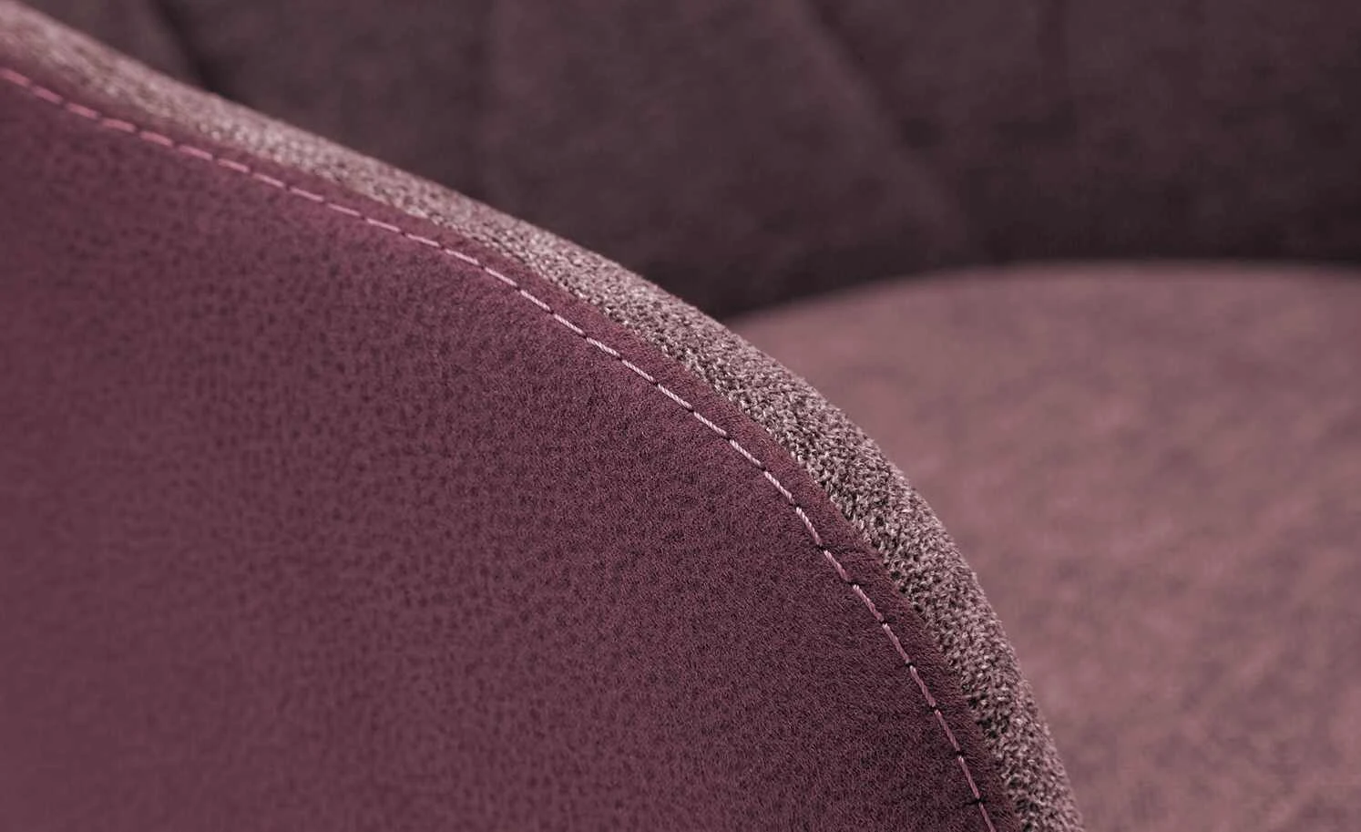 Dine + Mine Polsterstuhl Xalapa | Bordeaux Schwarz Nein 10 Dine + Mine Polsterstuhl Xalapa | Bordeaux Schwarz Nein – Bild 8