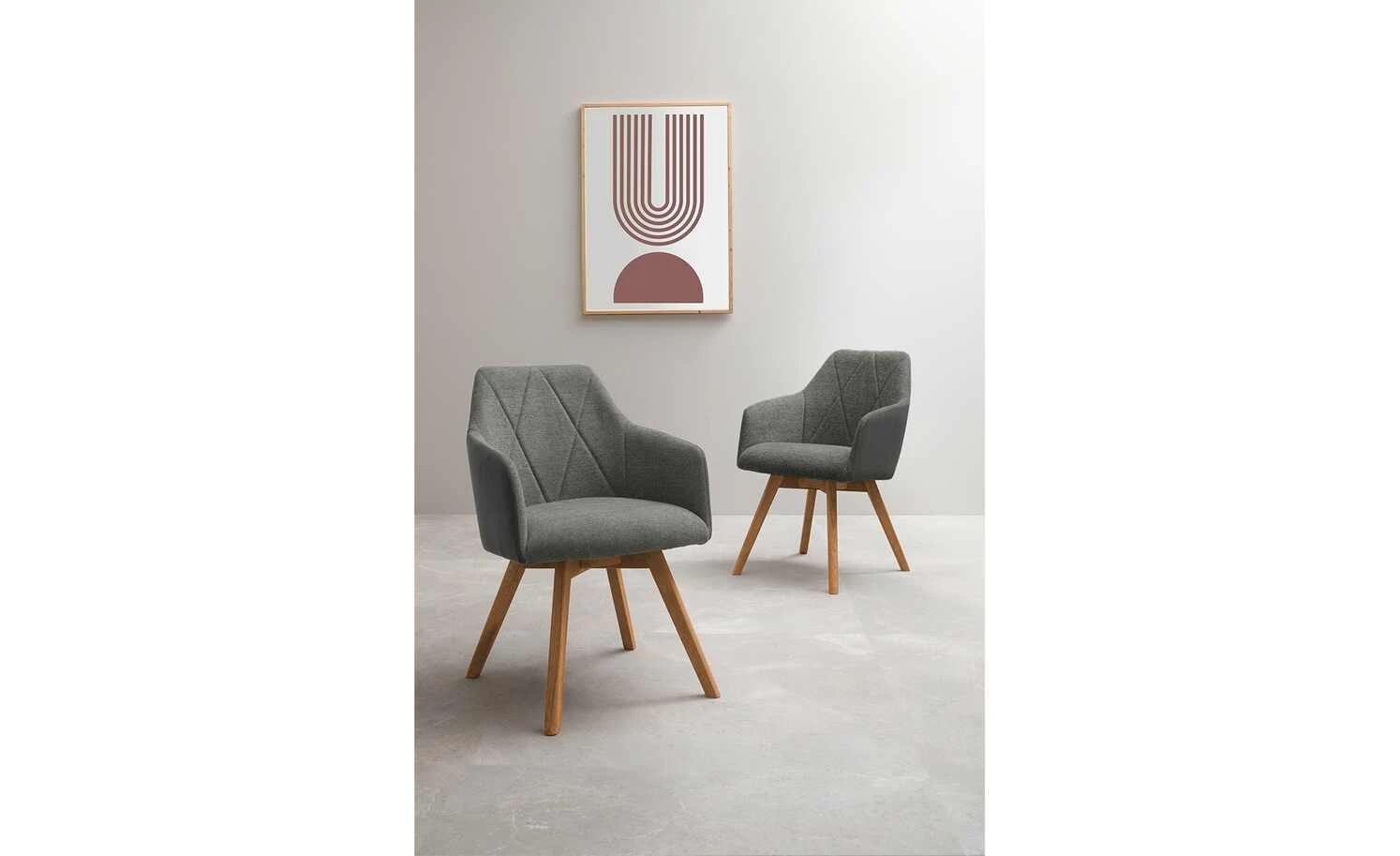 Dine + Mine Polsterstuhl Xalapa | Anthrazit Akaziefarbig Nein 3 Dine + Mine Polsterstuhl Xalapa | Anthrazit Akaziefarbig Nein