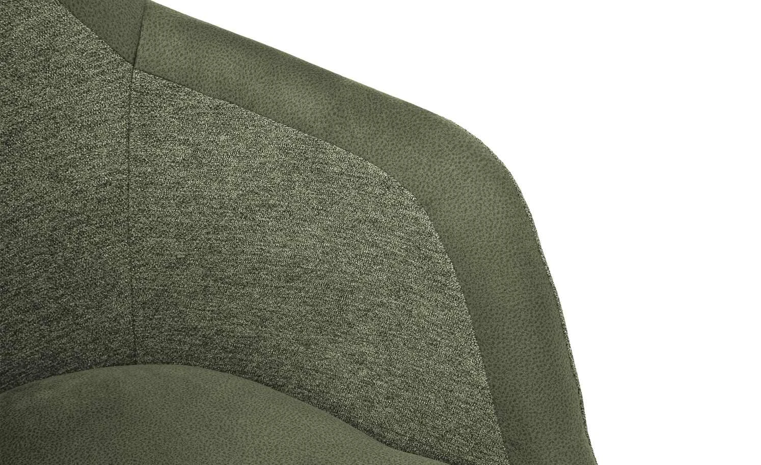 Dine + Mine Polsterstuhl Corby | Olivgrün Wildeiche Nein 7 Dine + Mine Polsterstuhl Corby | Olivgrün Wildeiche Nein – Bild 5