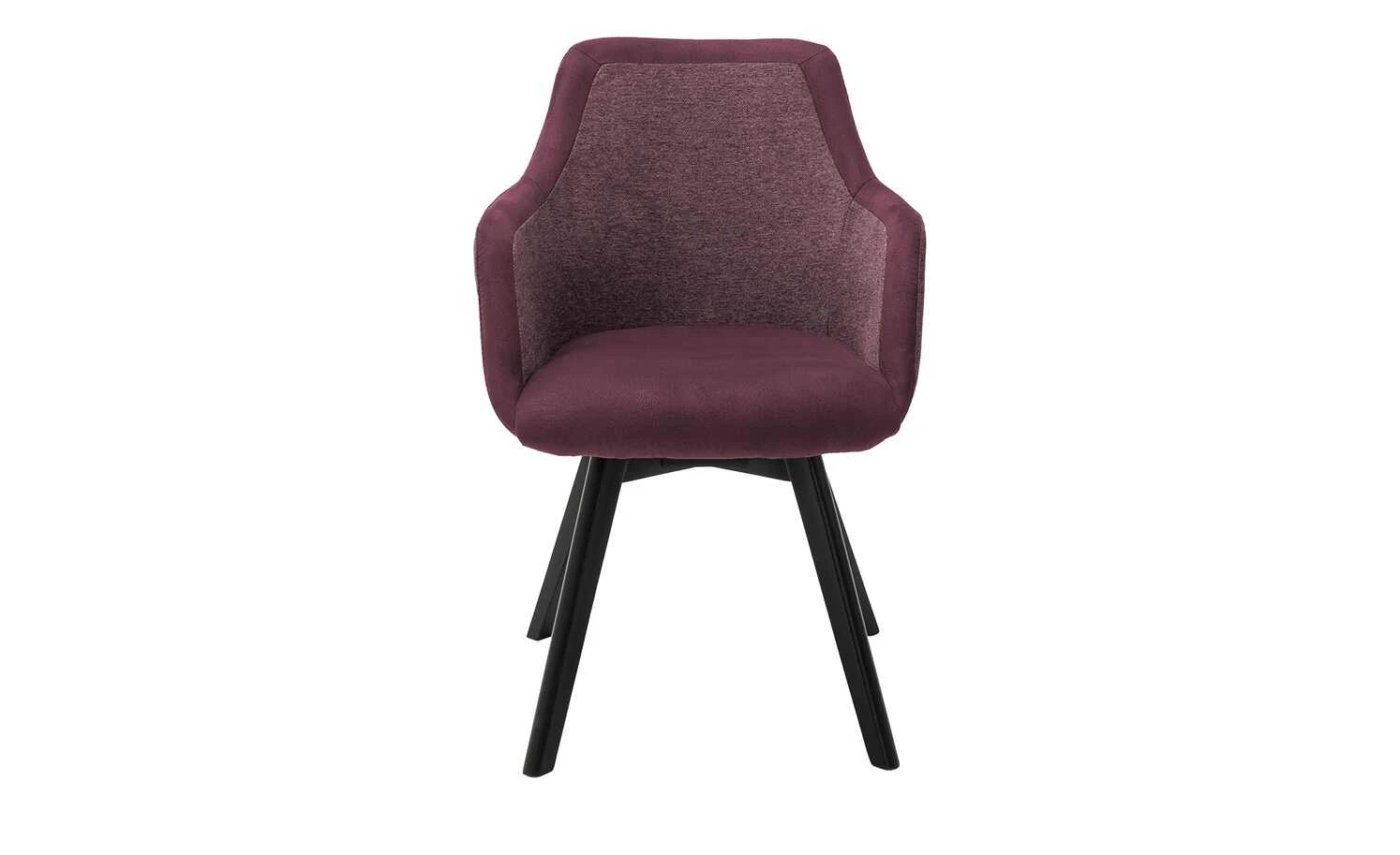 Dine + Mine Polsterstuhl Corby | Bordeaux Schwarz Ja 5 Dine + Mine Polsterstuhl Corby | Bordeaux Schwarz Ja – Bild 3