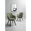 Dine + Mine Polsterstuhl Corby | Olivgrün Schwarz Nein -SitzWerk Verkaufsgeschäft 15307077 4 202206162233