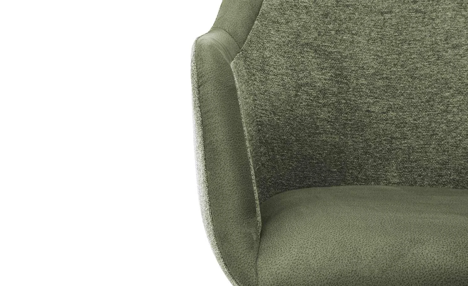 Dine + Mine Polsterstuhl Corby | Olivgrün Akaziefarbig Nein 9 Dine + Mine Polsterstuhl Corby | Olivgrün Akaziefarbig Nein – Bild 7