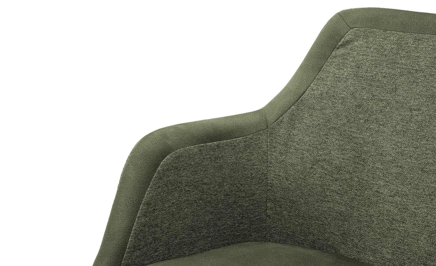 Dine + Mine Polsterstuhl Corby | Olivgrün Akaziefarbig Nein 10 Dine + Mine Polsterstuhl Corby | Olivgrün Akaziefarbig Nein – Bild 8