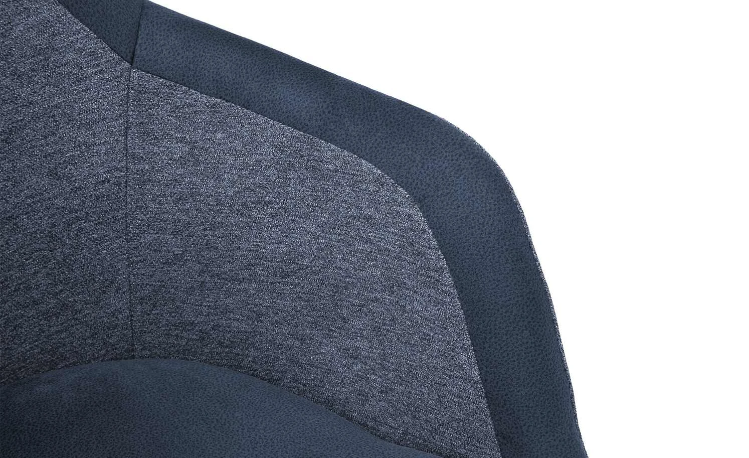 Dine + Mine Polsterstuhl Corby | Nachtblau Akaziefarbig Ja 7 Dine + Mine Polsterstuhl Corby | Nachtblau Akaziefarbig Ja – Bild 5
