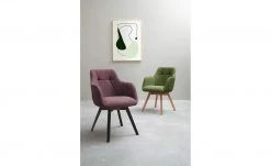 Dine + Mine Polsterstuhl Nador | Bordeaux Schwarz Nein