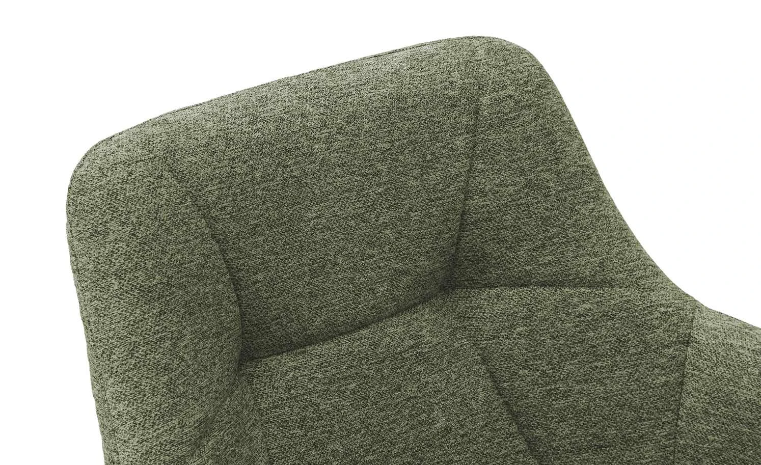 Dine + Mine Polsterstuhl Nador | Oliv Schwarz Nein 9 Dine + Mine Polsterstuhl Nador | Oliv Schwarz Nein – Bild 7