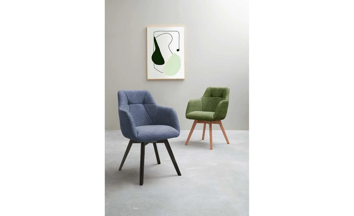 Dine + Mine Polsterstuhl Nador | Nachtblau Schwarz Ja 3 Dine + Mine Polsterstuhl Nador | Nachtblau Schwarz Ja