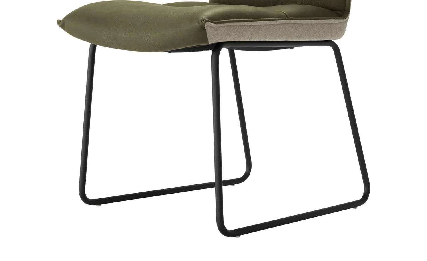 KOINOR Leder-Kufenstuhl Essay | Verde (Dunkelgrün) / Beige 7 KOINOR Leder-Kufenstuhl Essay | Verde (Dunkelgrün) / Beige – Bild 5