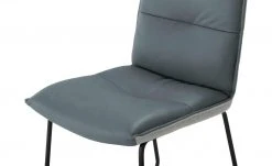 KOINOR Leder-Kufenstuhl Essay | Mare (Blau) / Hellgrau -SitzWerk Verkaufsgeschäft 15307304 3 202206232232