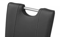 Leder-Schwingstuhl mit Griff 6861 | Schwarz -SitzWerk Verkaufsgeschäft 15307376 6 202207201301