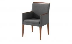 Wohnwert Polsterstuhl Botho | Grau (Dunkelgrau) Schaumstoff