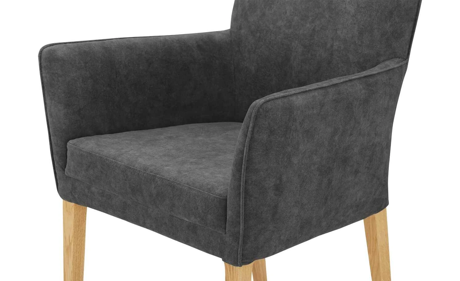 Wohnwert Polsterstuhl Aron | Steel (Grau) Schaumstoff 8 Wohnwert Polsterstuhl Aron | Steel (Grau) Schaumstoff – Bild 6