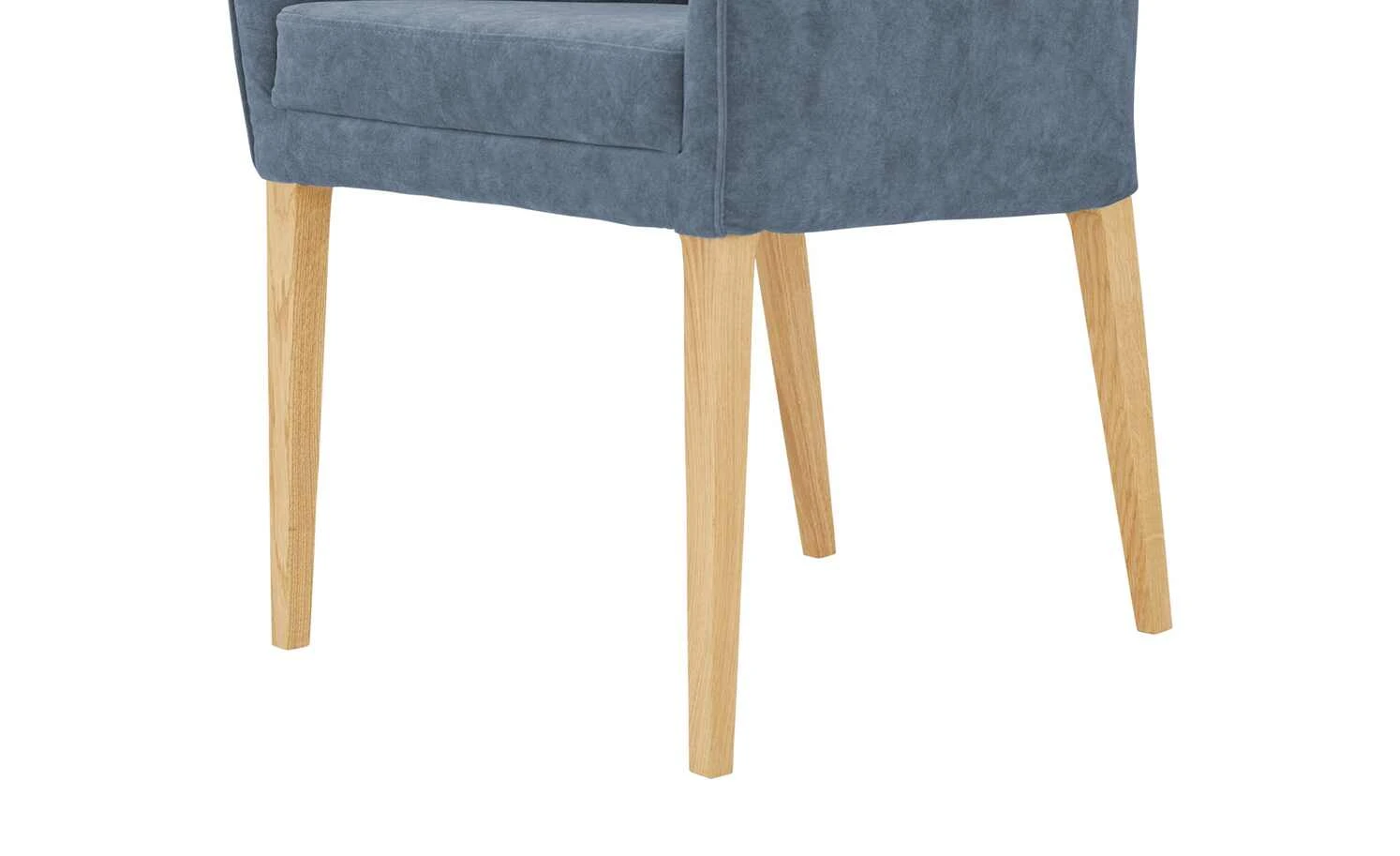 Wohnwert Polsterstuhl Aron | Ice-Blue (Hellblau) Schaumstoff 5 Wohnwert Polsterstuhl Aron | Ice-Blue (Hellblau) Schaumstoff – Bild 3