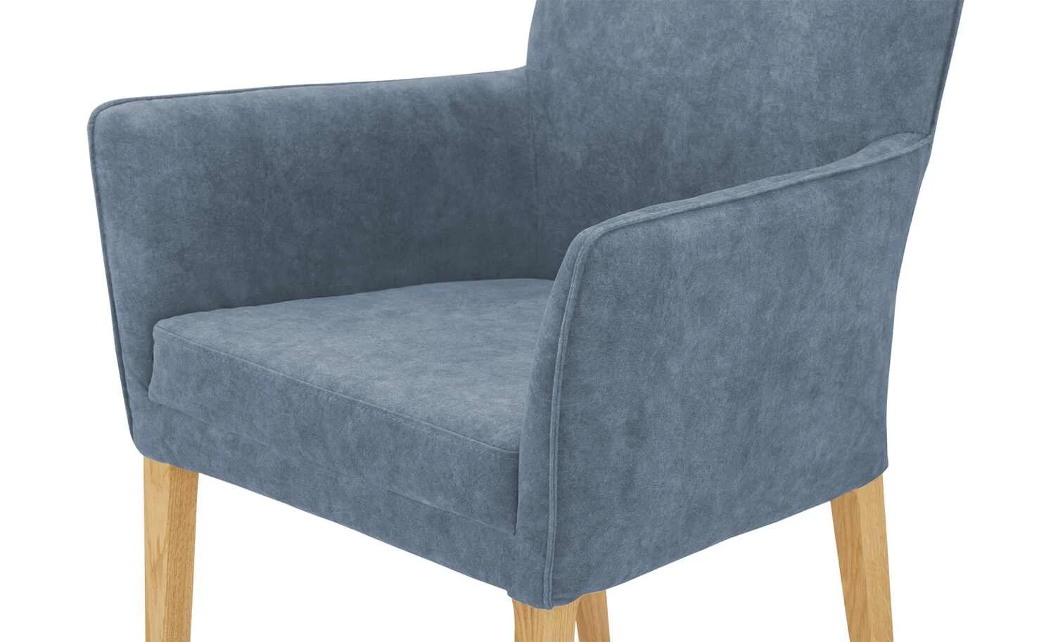 Wohnwert Polsterstuhl Aron | Ice-Blue (Hellblau) Schaumstoff 6 Wohnwert Polsterstuhl Aron | Ice-Blue (Hellblau) Schaumstoff – Bild 4