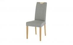 Woodford Polsterstuhl mit Griff Gabi 4 | Shark Skin (Hellgrau) Eiche
