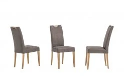 Woodford Polsterstuhl mit Griff Gabi 4 | Taupe (Beige) Eiche