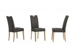 Woodford Polsterstuhl mit Griff Gabi 4 | Braun Eiche