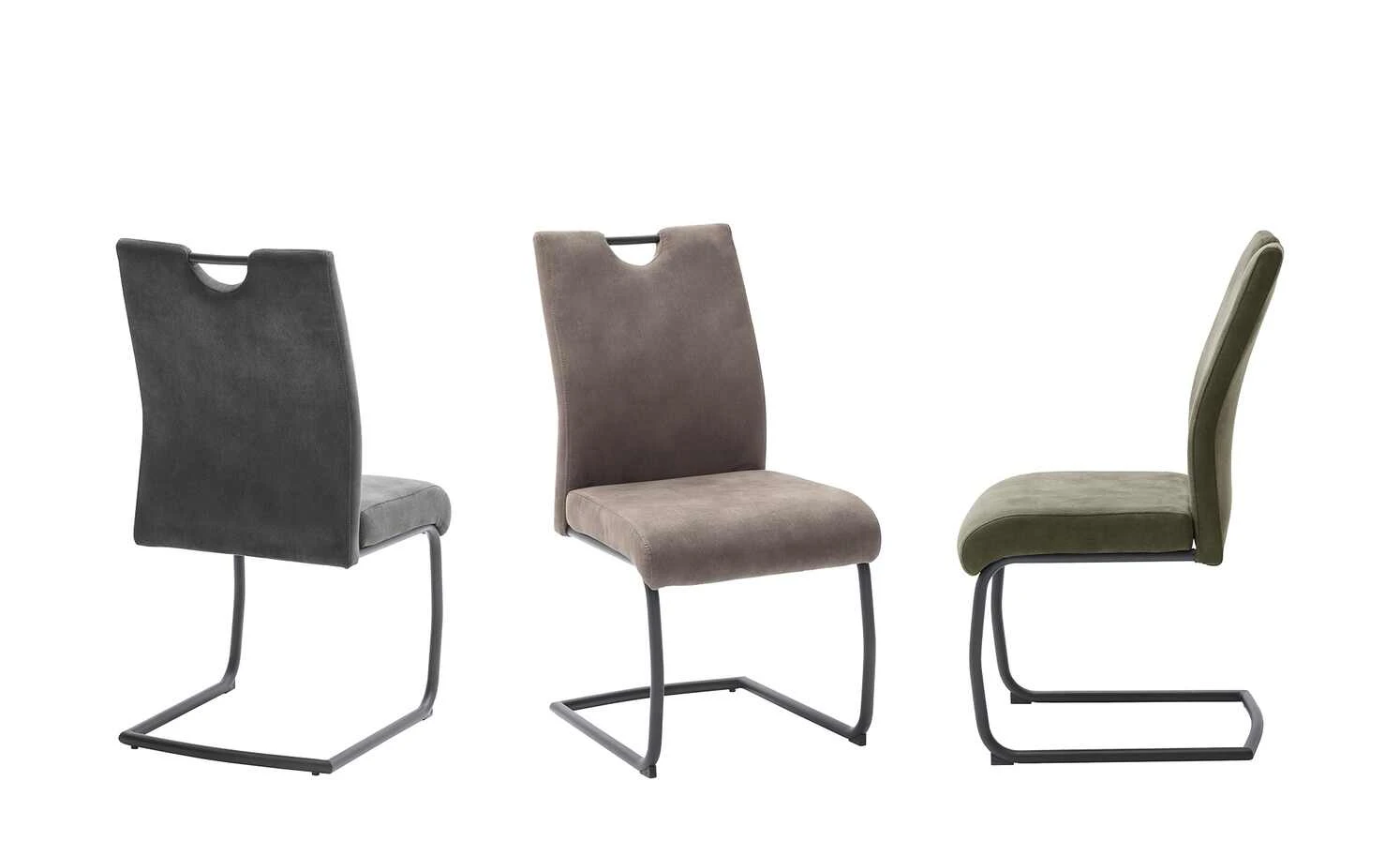 uno Polsterschwingstuhl Saros | Dunkelgrau 3 uno Polsterschwingstuhl Saros | Dunkelgrau