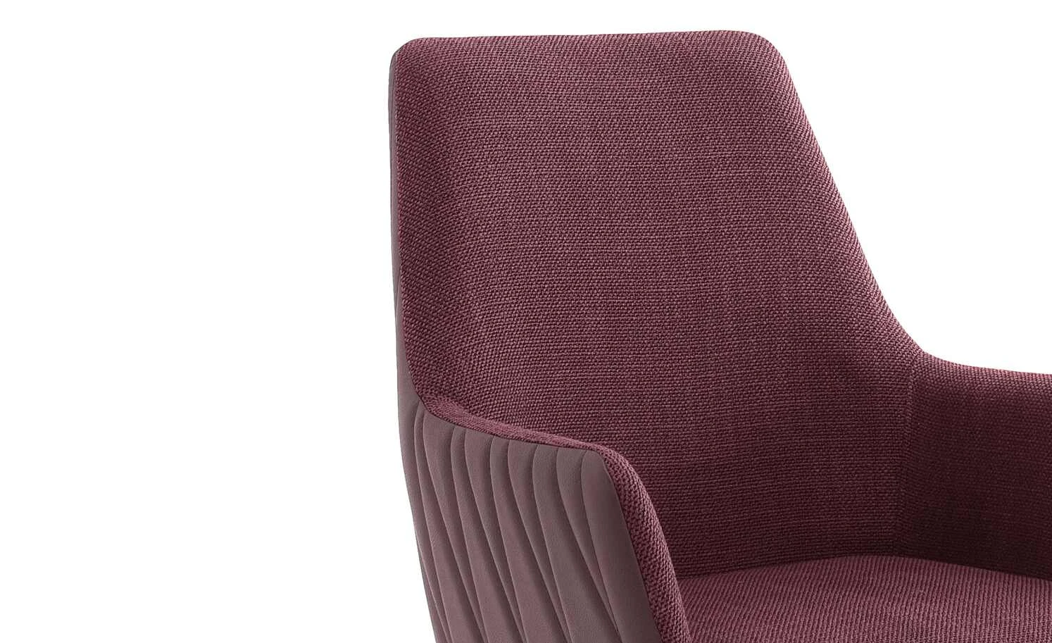 Polsterstuhl drehbar Garos | Merlot (Weinrot) 7 Polsterstuhl drehbar Garos | Merlot (Weinrot) – Bild 5