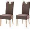 Woodford Polsterstuhl, 2er-Set Mable | Braun Buche