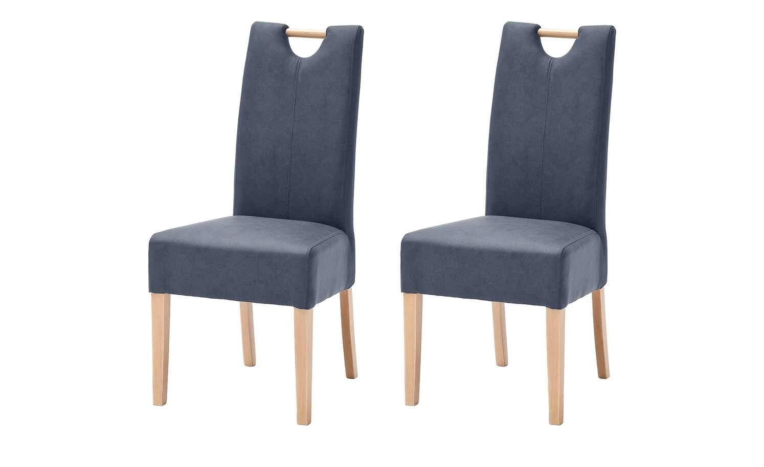 Woodford Polsterstuhl, 2er-Set Mable | Nachtblau Buche 3 Woodford Polsterstuhl, 2er-Set Mable | Nachtblau Buche