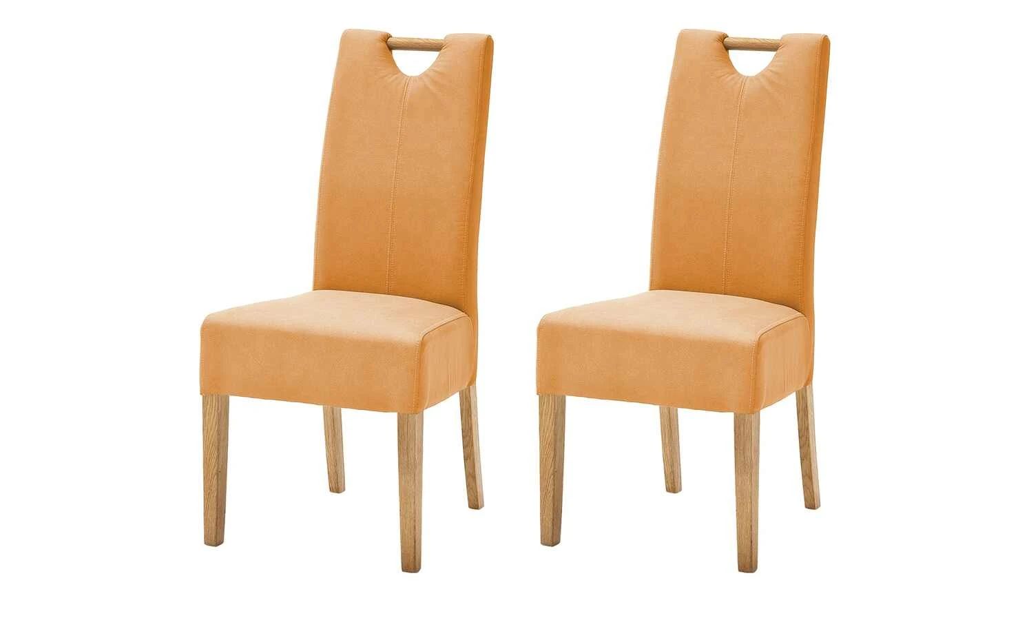 Woodford Polsterstuhl, 2er-Set Mable | Curry (Gelb) Eiche 3 Woodford Polsterstuhl, 2er-Set Mable | Curry (Gelb) Eiche