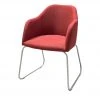 Woodford Polsterstuhl mit Armlehne Vilo | Kaminrot Kufengestell - Edelstahl 2 Woodford Polsterstuhl mit Armlehne Vilo | Kaminrot Kufengestell - Edelstahl -SitzWerk Verkaufsgeschäft 15309590 6 202208251235