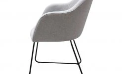 Woodford Polsterstuhl mit Armlehne Vilo | Silbergrau Kufengestell – Schwarz -SitzWerk Verkaufsgeschäft 15309599 5 202208251235