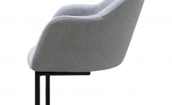 Woodford Polsterstuhl mit Armlehne Vilo | Silbergrau Freischwinger – Schwarz -SitzWerk Verkaufsgeschäft 15309606 5 202208251235