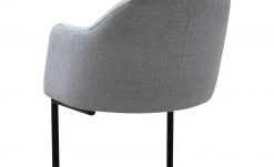 Woodford Polsterstuhl mit Armlehne Vilo | Silbergrau Freischwinger – Schwarz -SitzWerk Verkaufsgeschäft 15309606 6 202208251235