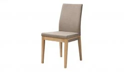 Woodford Polsterstuhl Adele | Taupe (Hellbraun) Eiche Bianco