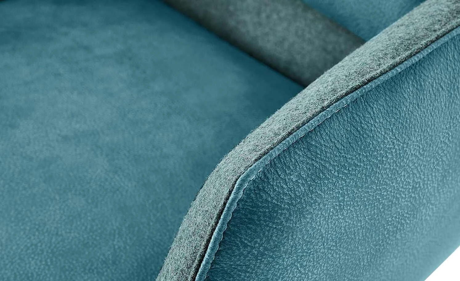 KOINOR Polsterstuhl Cocoon | Türkis / Blau Ja 8 KOINOR Polsterstuhl Cocoon | Türkis / Blau Ja – Bild 6